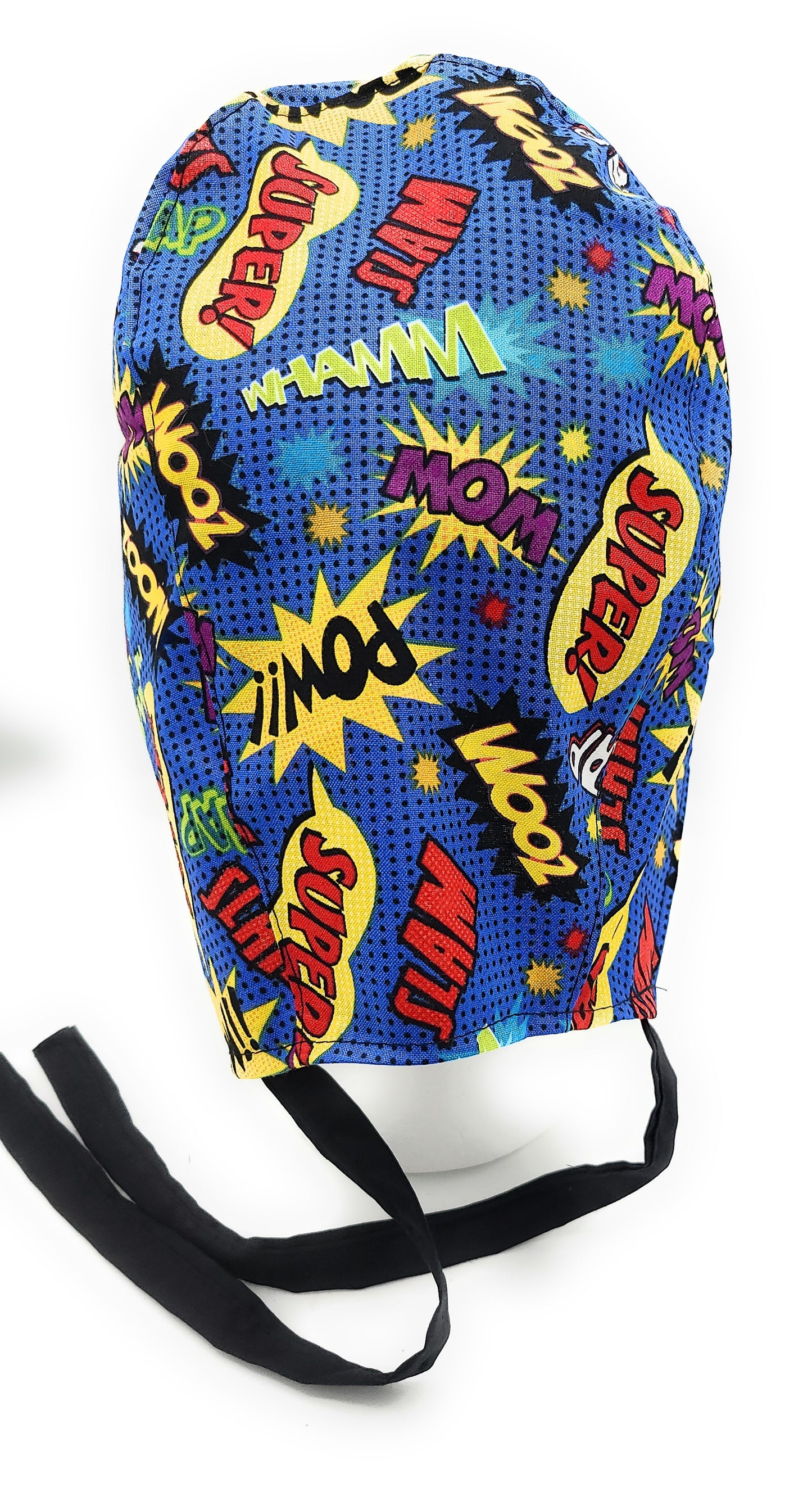 Comic Book Super POW Hero Surgical Medical Scrub Cap