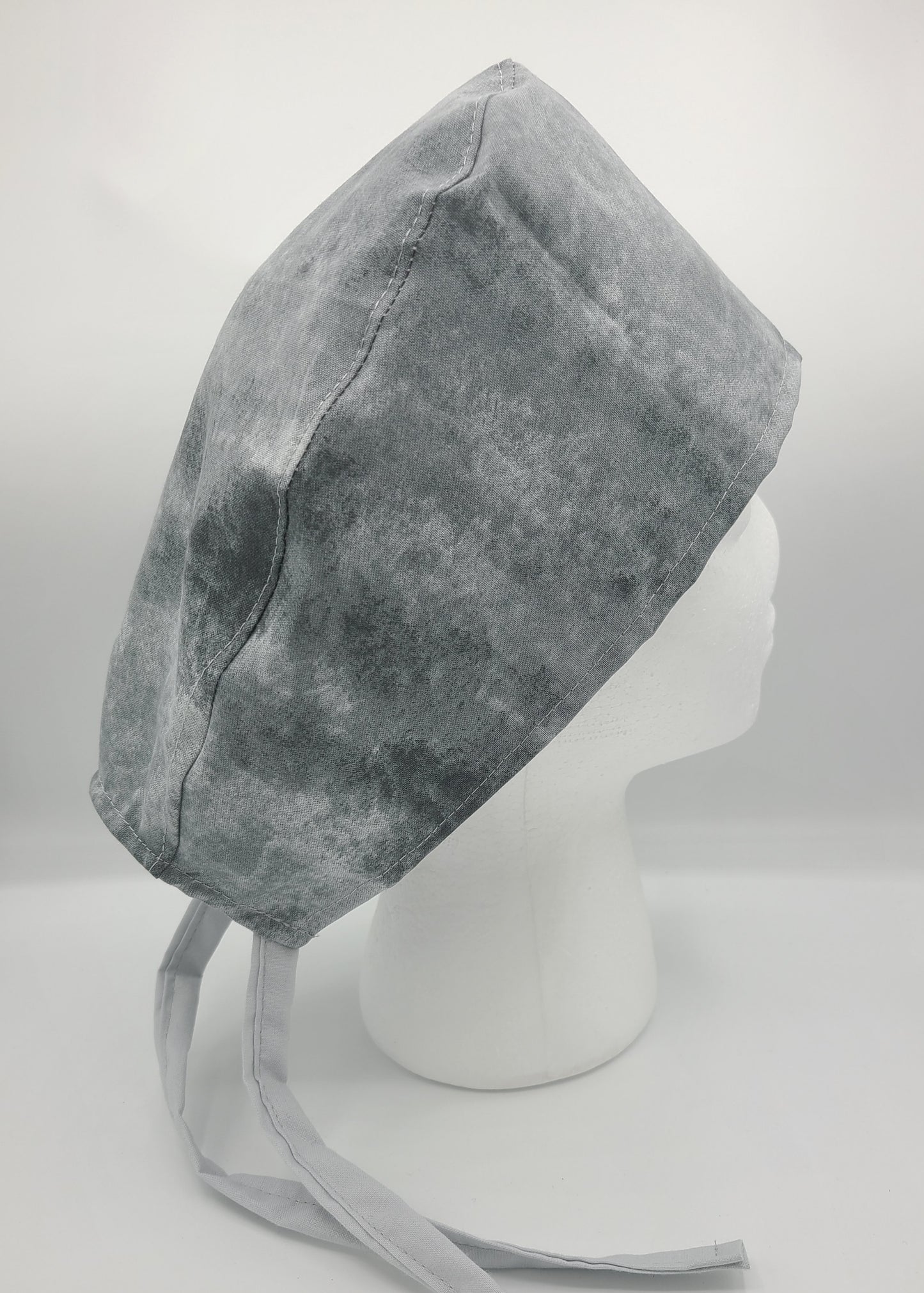 Grey Marble Surgical Medical Scrub Cap