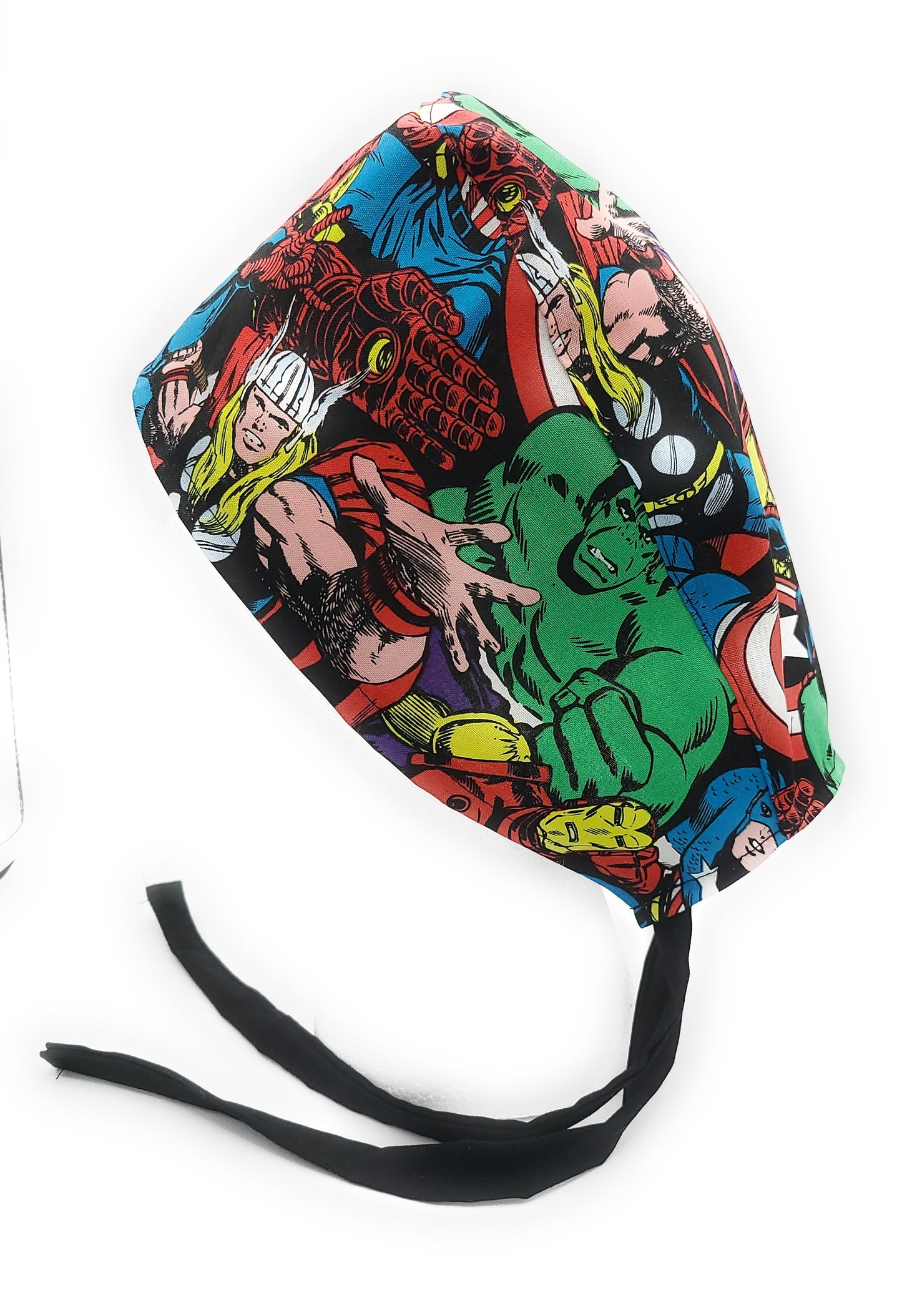 Marvel Chararcters Comic Book Avenger Super Hero Surgical Medical Scrub Cap