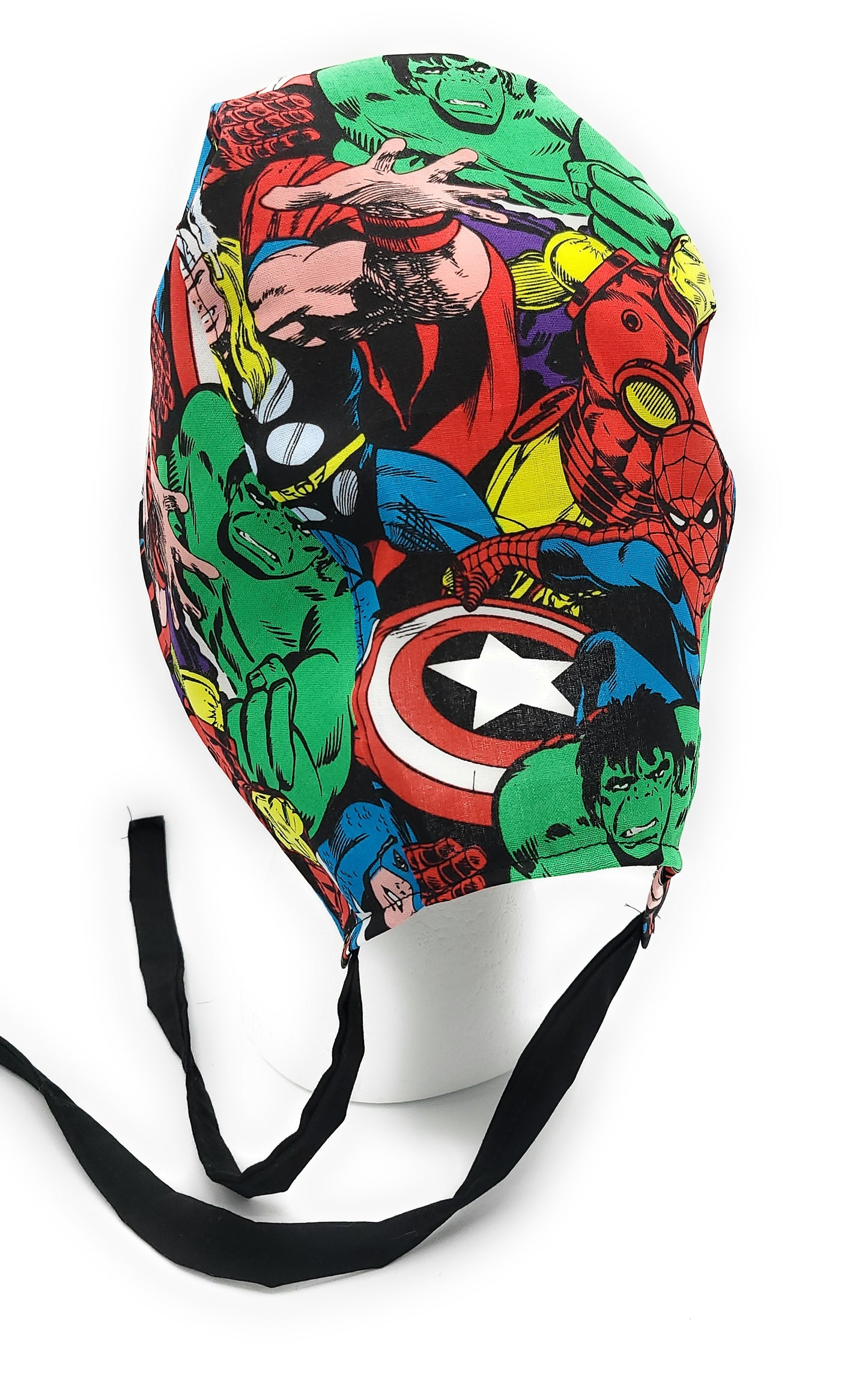 Marvel Chararcters Comic Book Avenger Super Hero Surgical Medical Scrub Cap