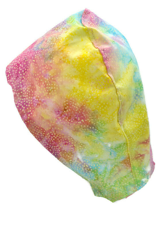 Indonesian Batik Small Dots Surgical Medical Scrub Cap