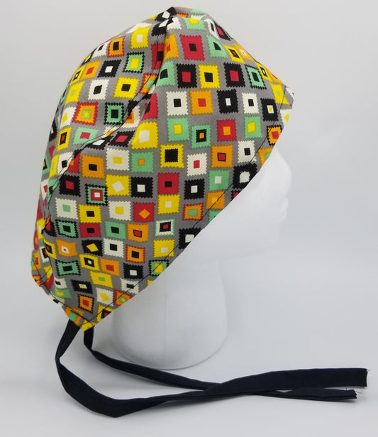 South Western Grey Surgical Medical Scrub Cap