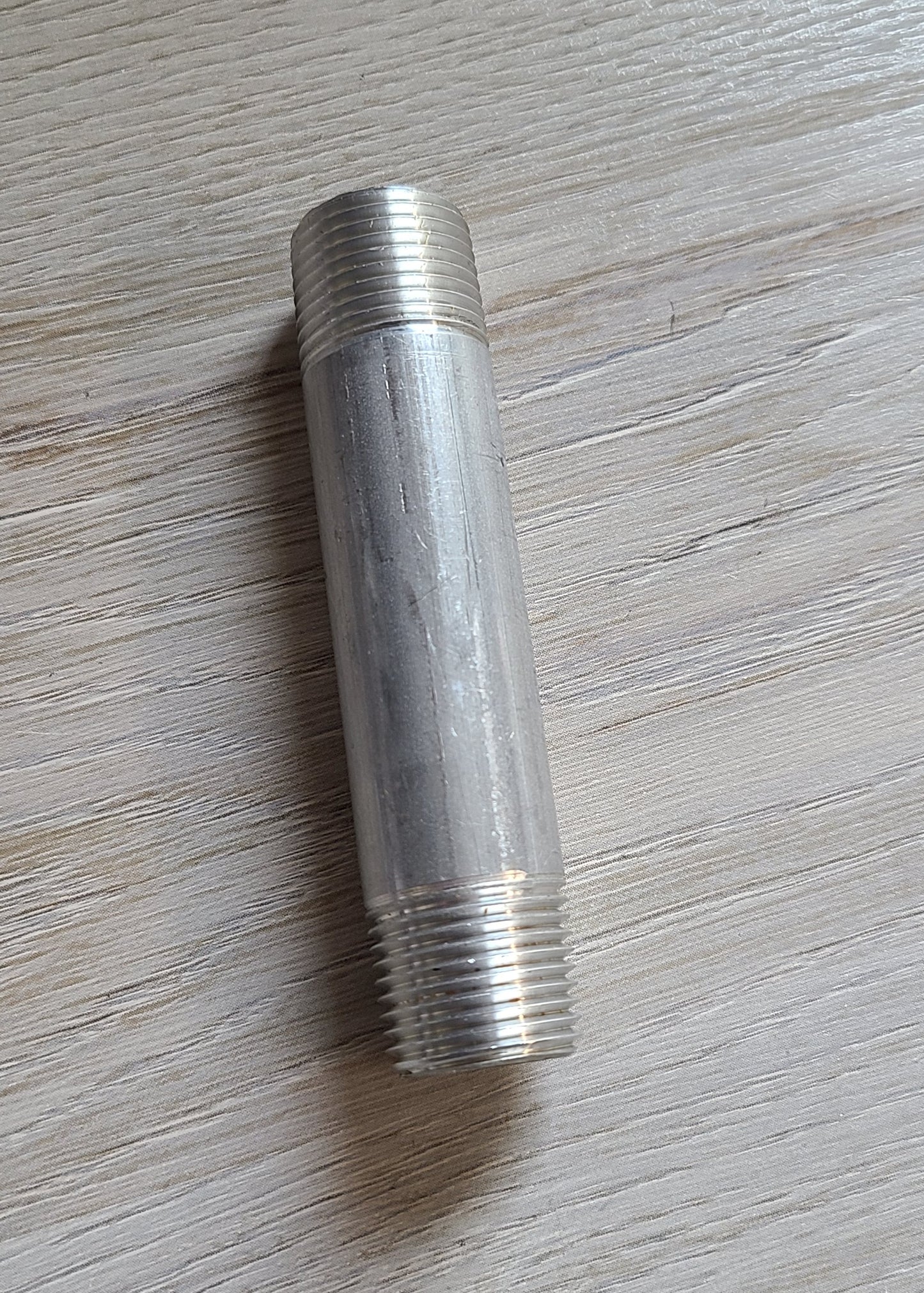 Pipe Male Nipple 3" Aluminum