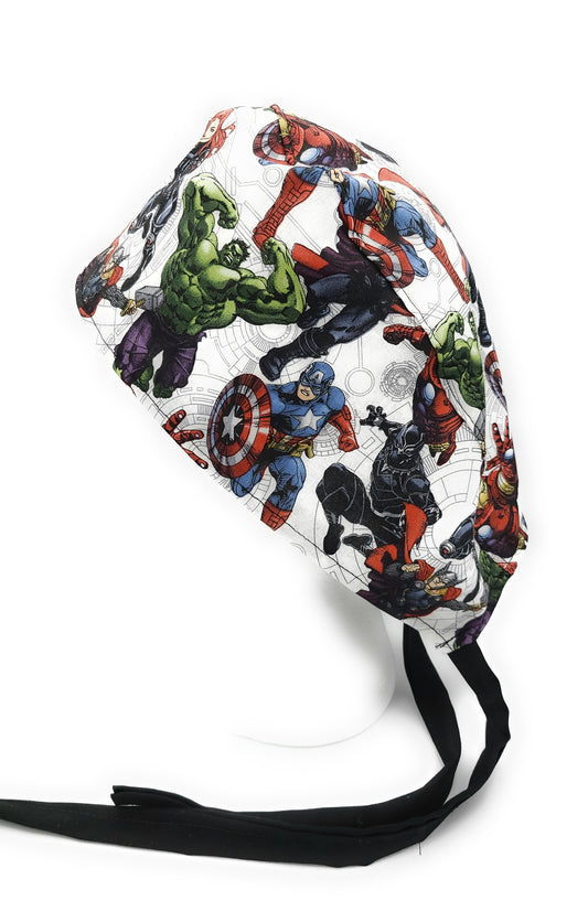 Marvel Comic Book Avenger Super Hero Surgical Medical Scrub Cap