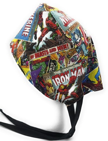 Marvel Comic Book Retro Super Hero Surgical Medical Scrub Cap
