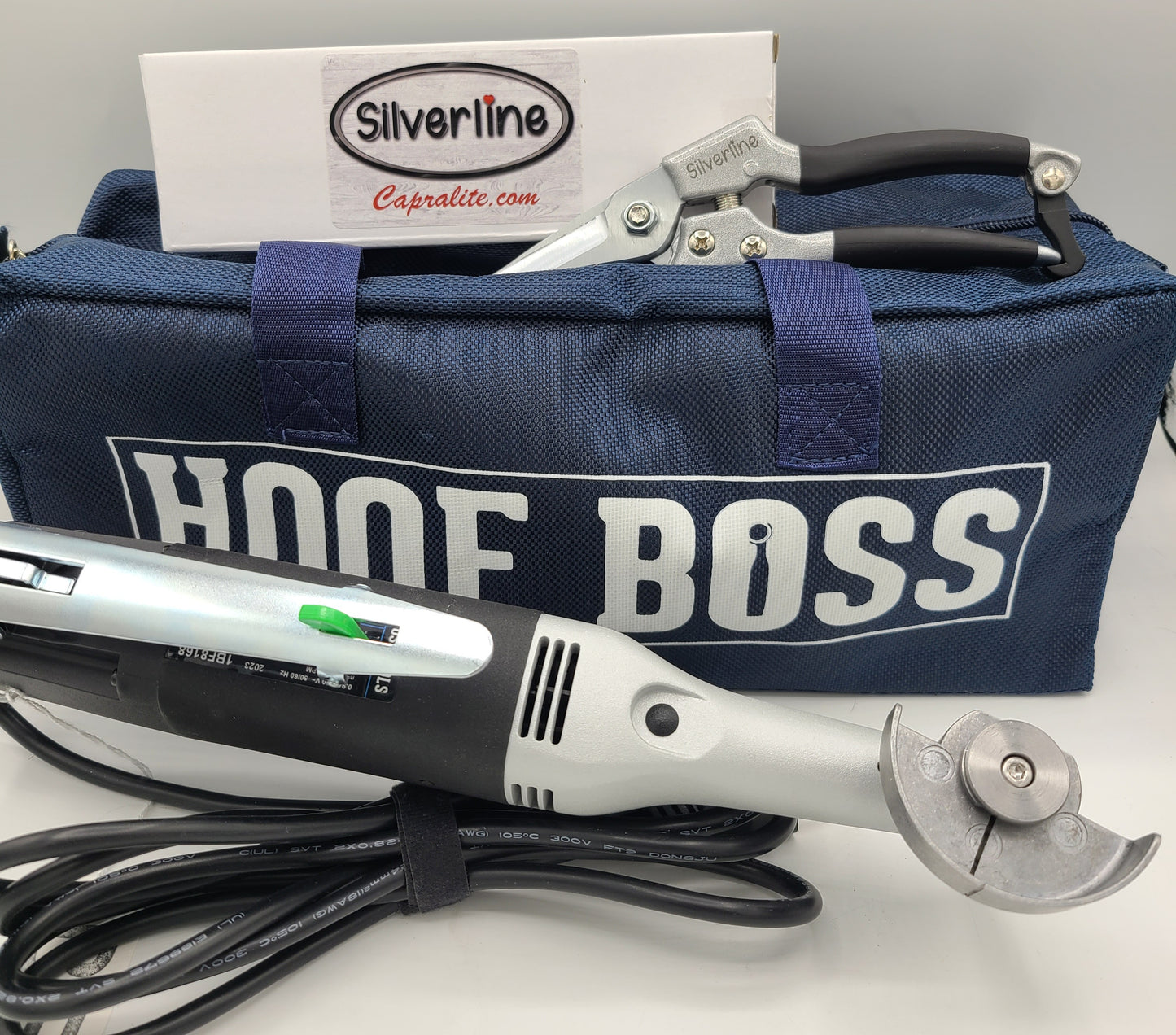 SILVERLINE & HOOF BOSS Basic Goat Hoof Care/ Trimming Set Bundle Plug-in Only