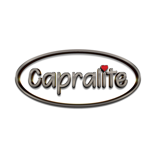 Capralite Logo Decal Sticker 6 x 3 Inches