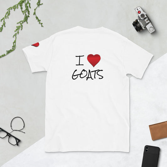 "I Heart Goats" T-Shirt Squared Graffiti Design